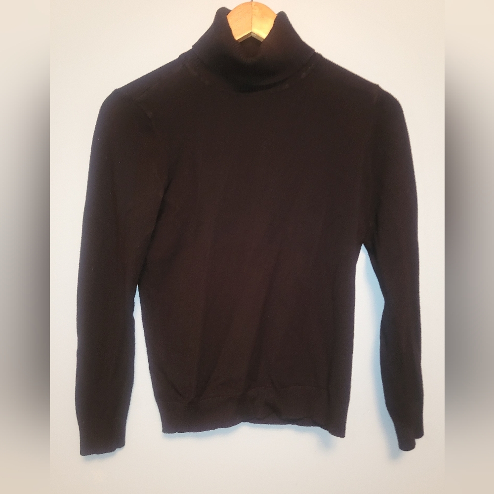 Calvin Klein Women's Black Turtleneck Sweater